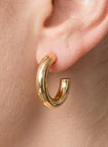 The Perfect Gold Hoop
