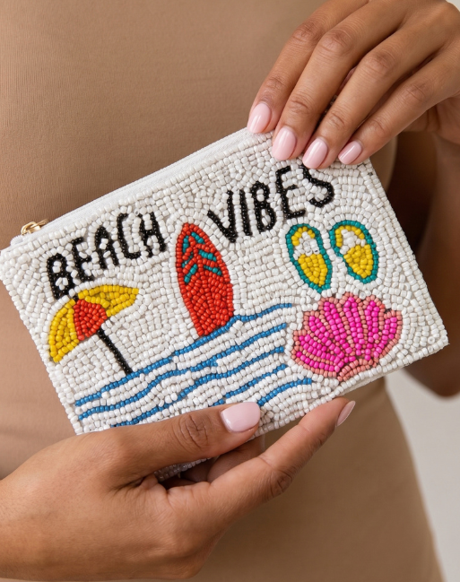 Sadie Hand Beaded Coin Pouch