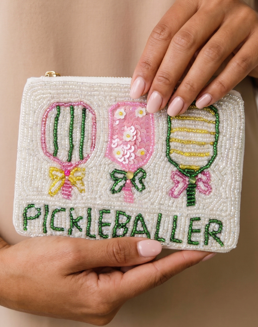 Sadie Hand Beaded Coin Pouch