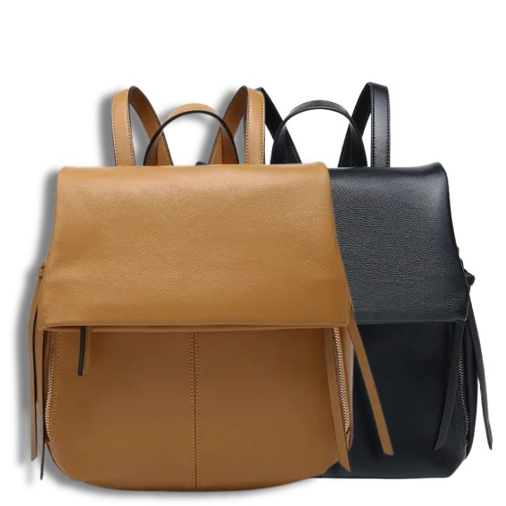 Melissa Foldover Vegan Leather Backpack