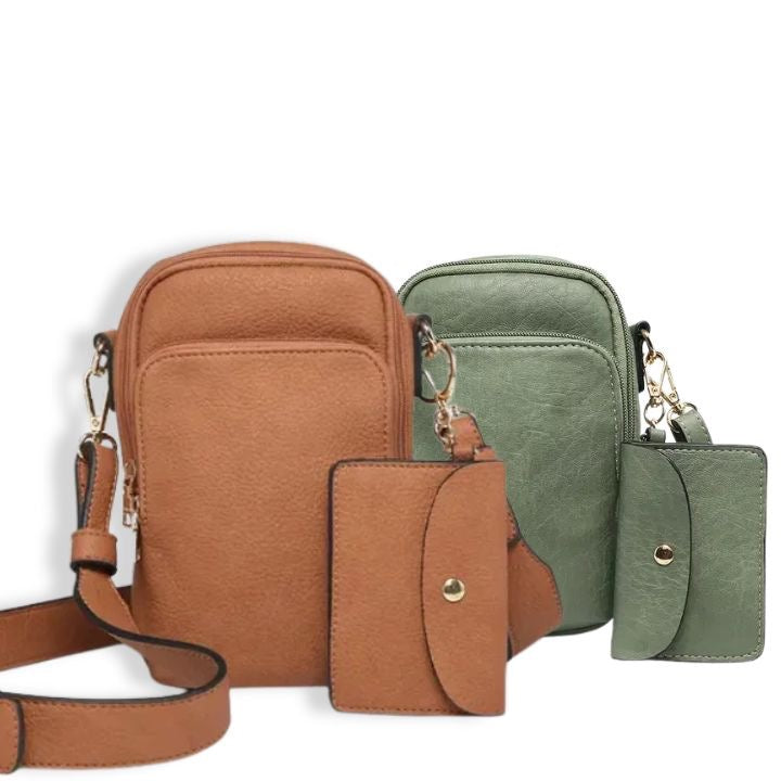 Robin Three-Compartment Crossbody Bag