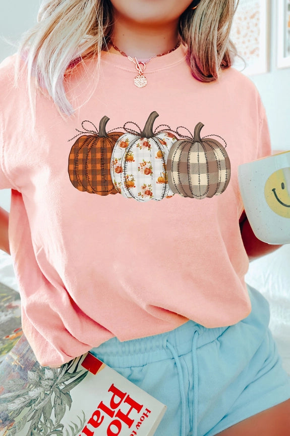 Piper Patchwork Pumpkin Tee