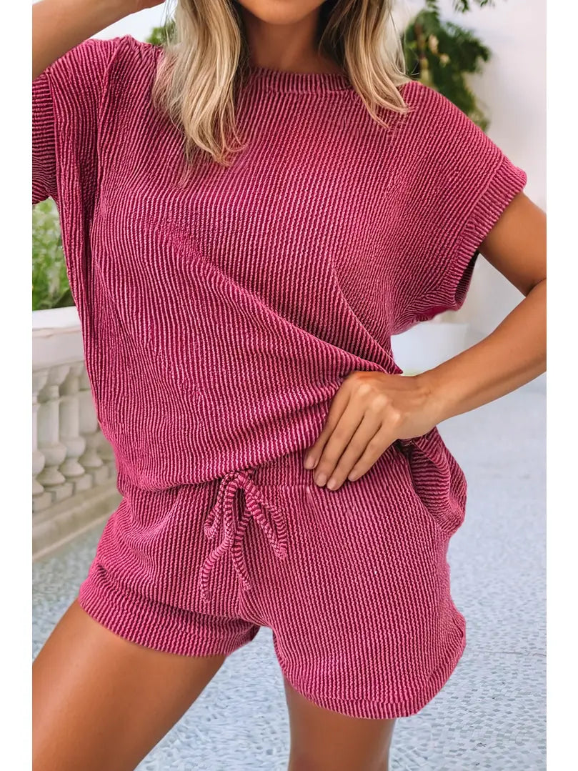 Emerson Ribbed Lounge Set