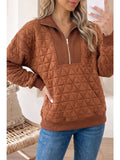 Tessa Quilted Half-Zip Pullover