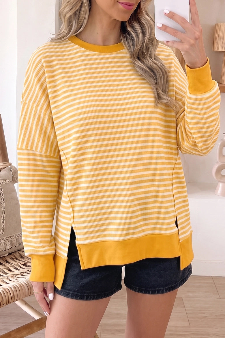 Maisie Striped Pullover