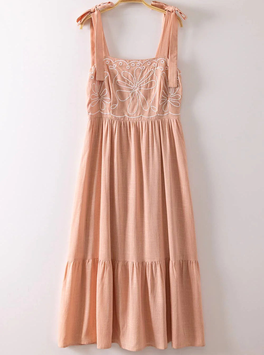 Blush Bodice Midi Dress