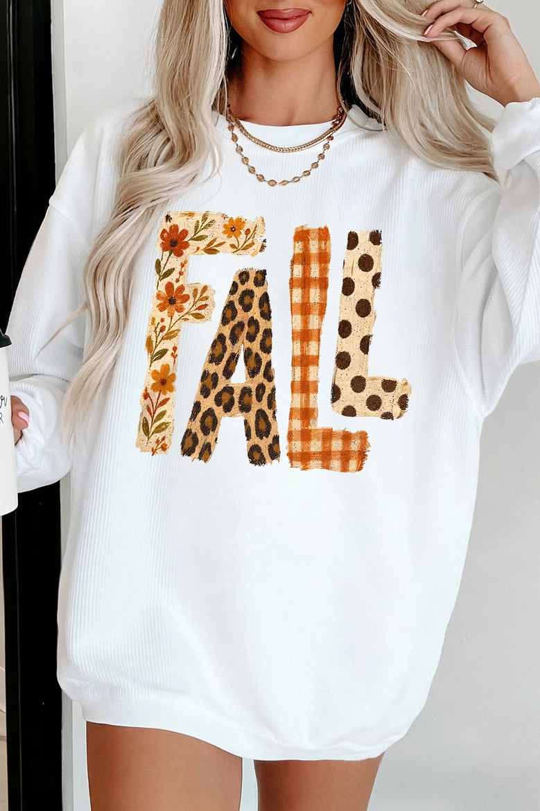 Autumn Patchwork Fall Top