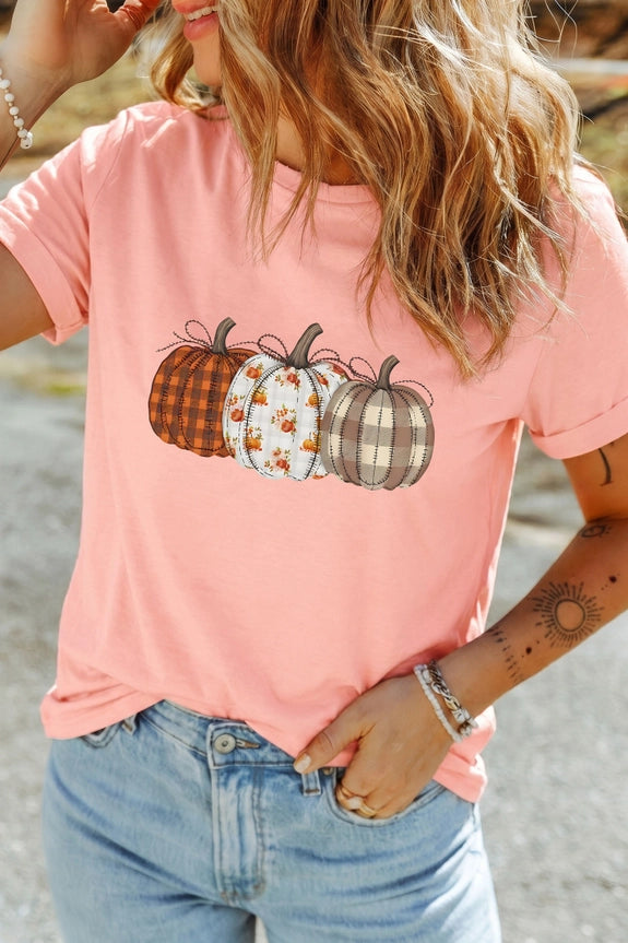 Piper Patchwork Pumpkin Tee