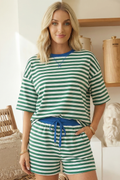 Harbor Stripe Lounge Set Available Curvy