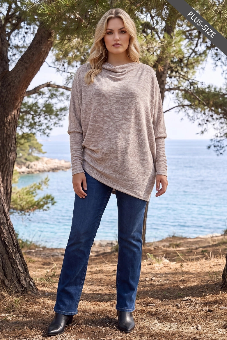 Vera Two-Way Cowl Neck Top