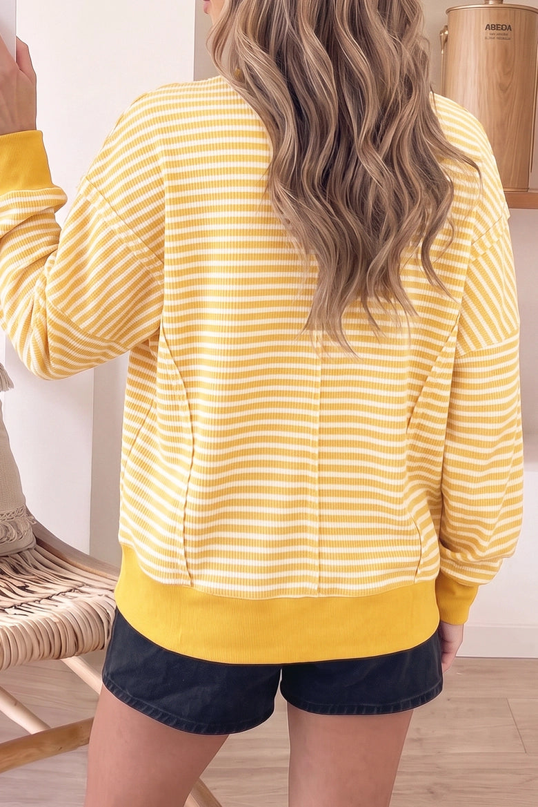 Maisie Striped Pullover
