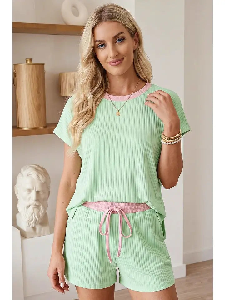 Kinsley Ribbed Lounge Set Available Curvy