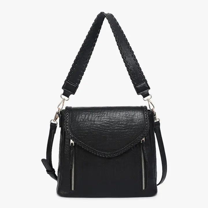 Janice Whipstitch Crossbody Bag