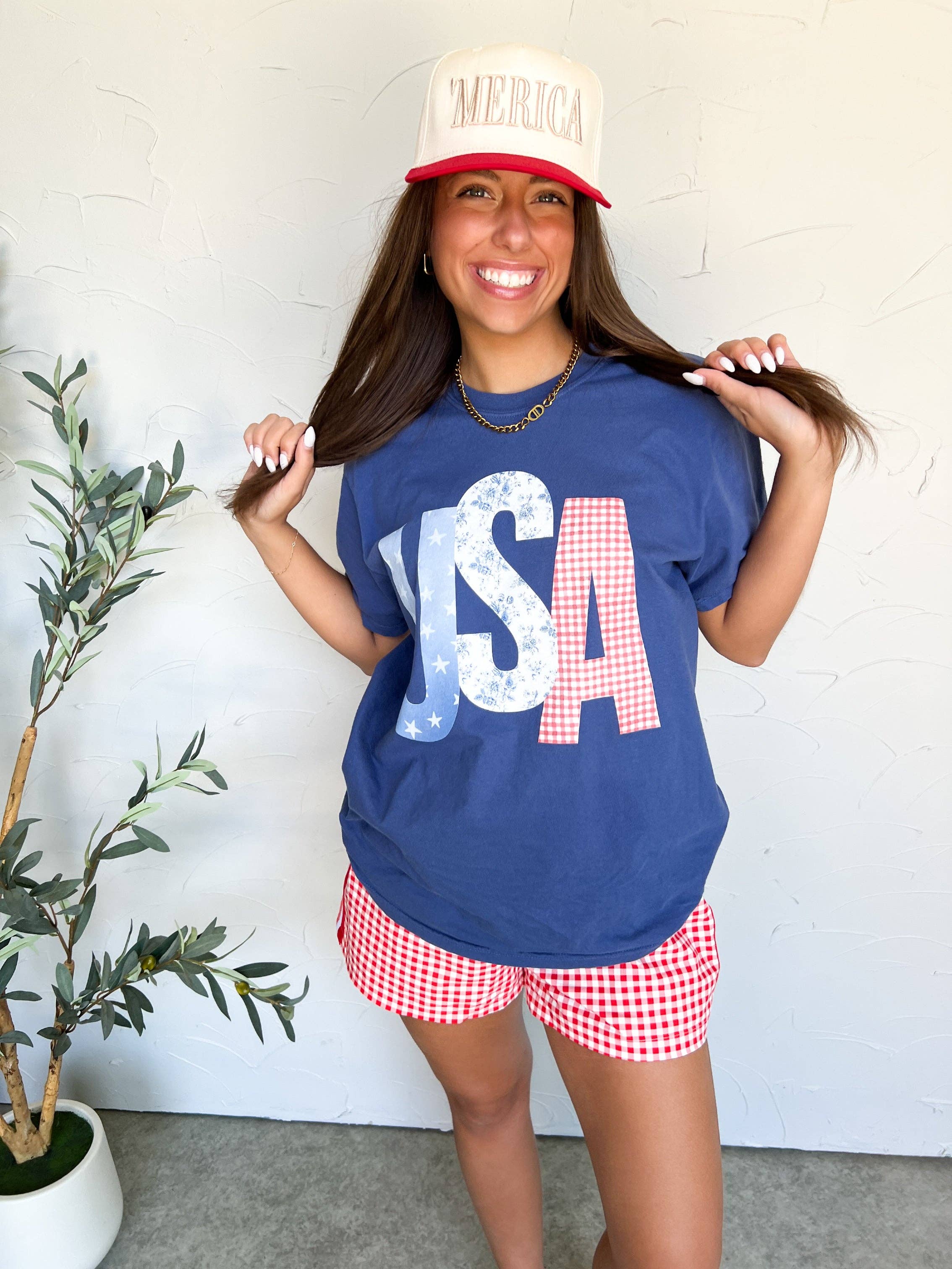 Americana Patchwork Tee
