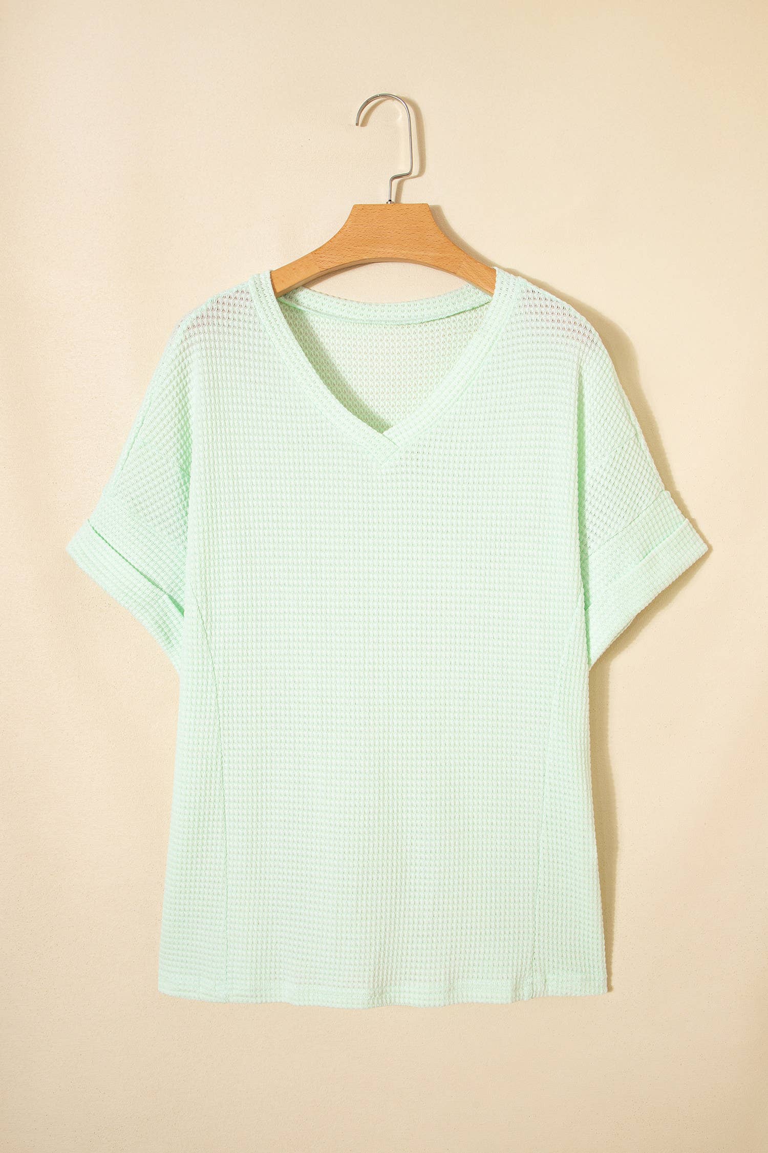 Everyday Waffle Knit Top Curvy