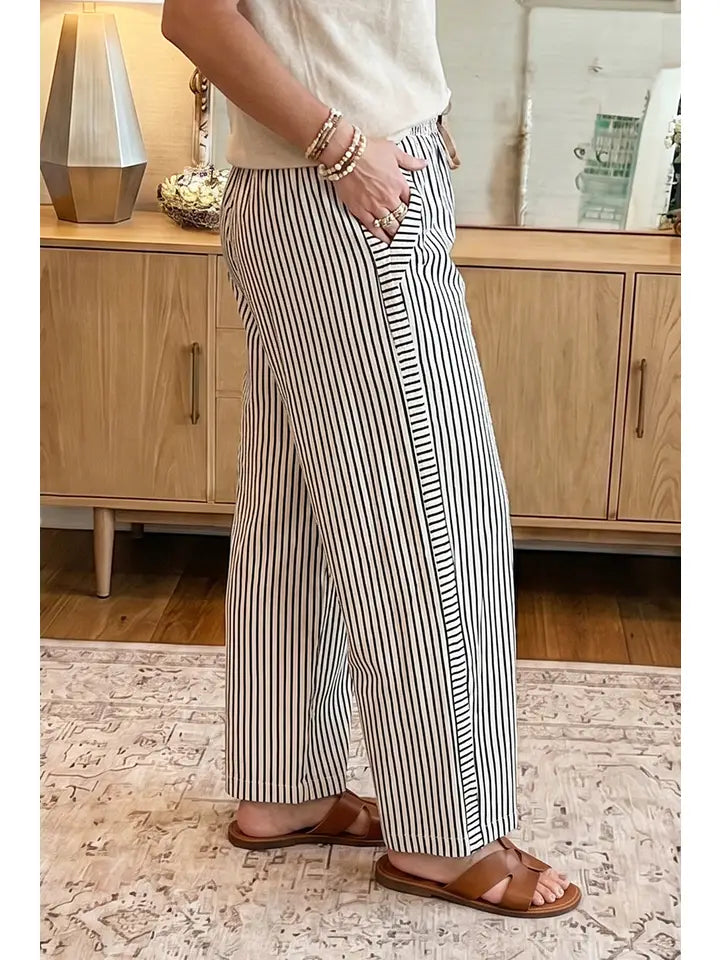Hadley Striped Wide Leg Pants