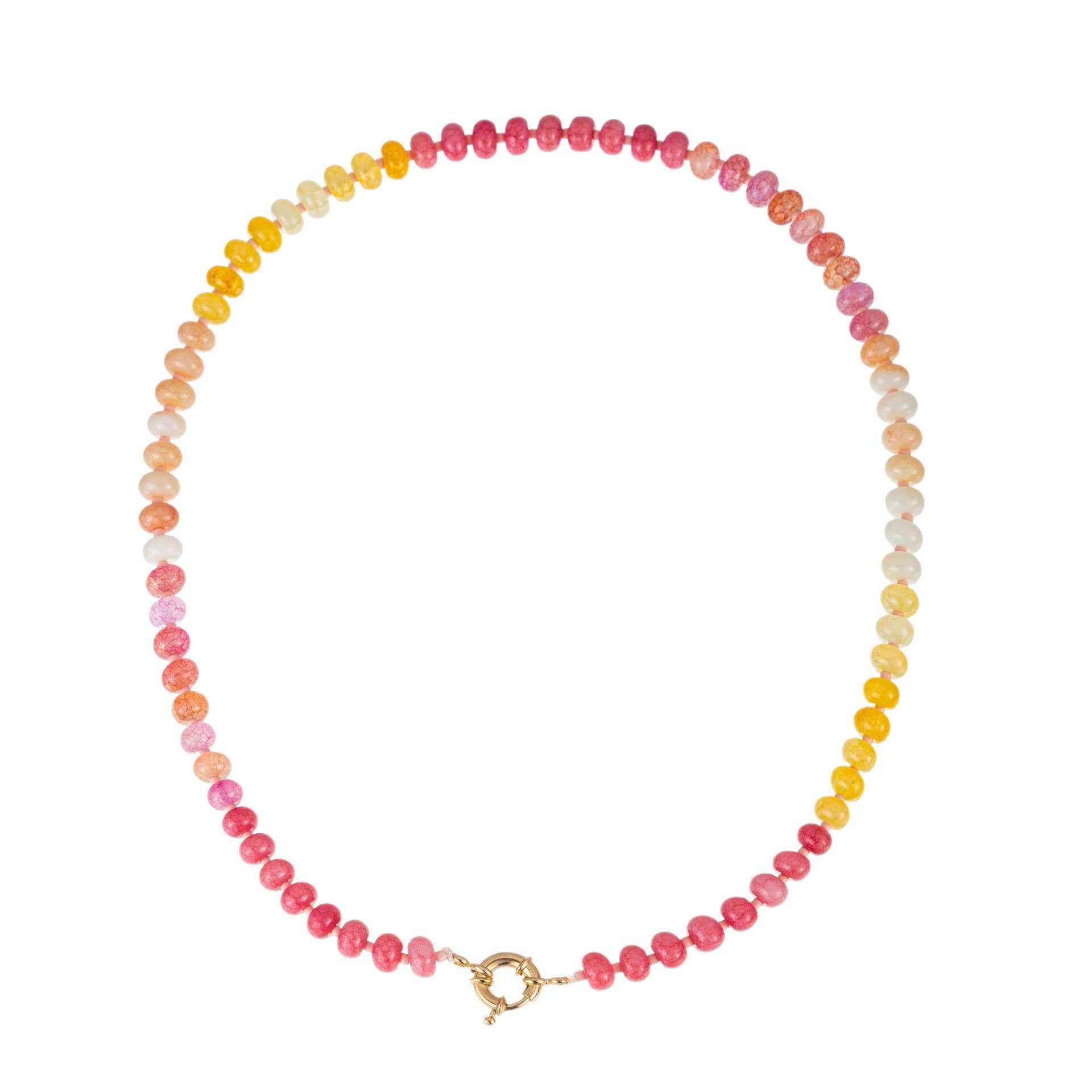 Natural Stone Confetti Necklace
