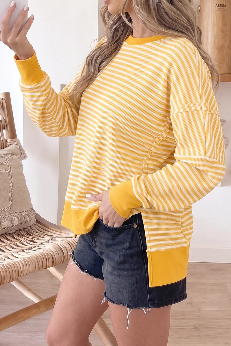 Maisie Striped Pullover