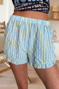 Sweet Stripe Ruffle Shorts