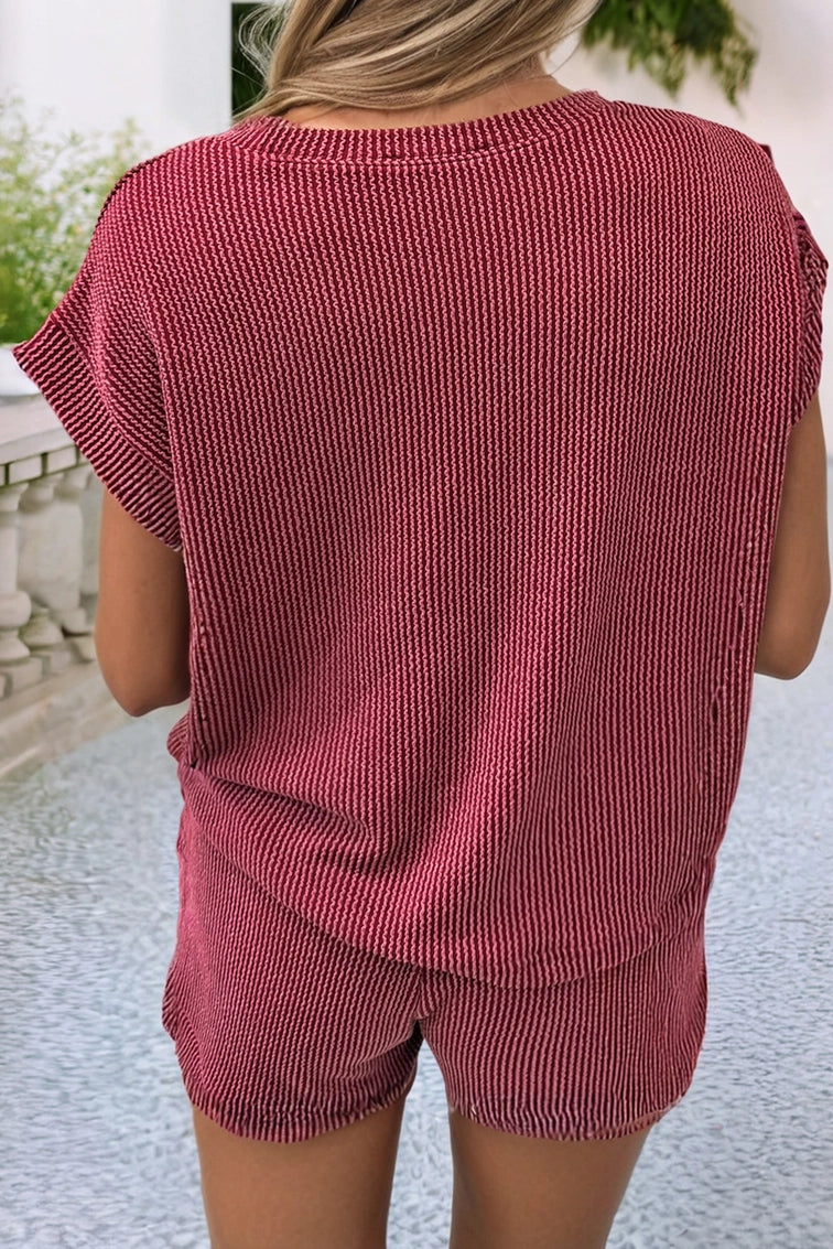 Emerson Ribbed Lounge Set