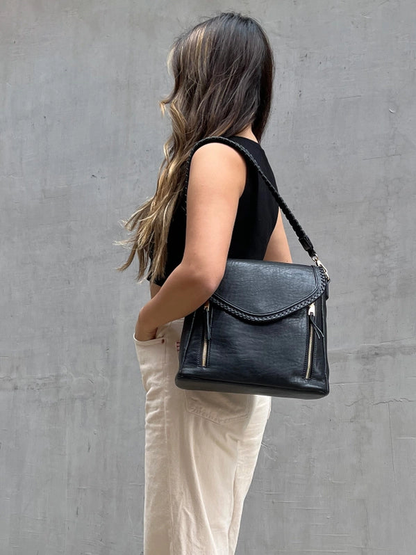 Janice Whipstitch Crossbody Bag