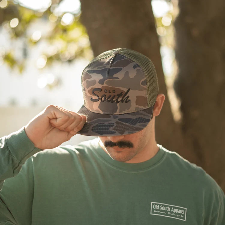 Old South Thicket Camo Trucker Hat